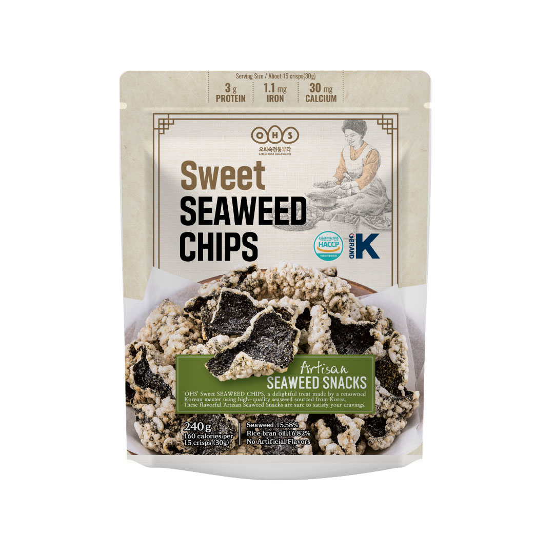 Sweet Seaweed Chips 240g (수출용)